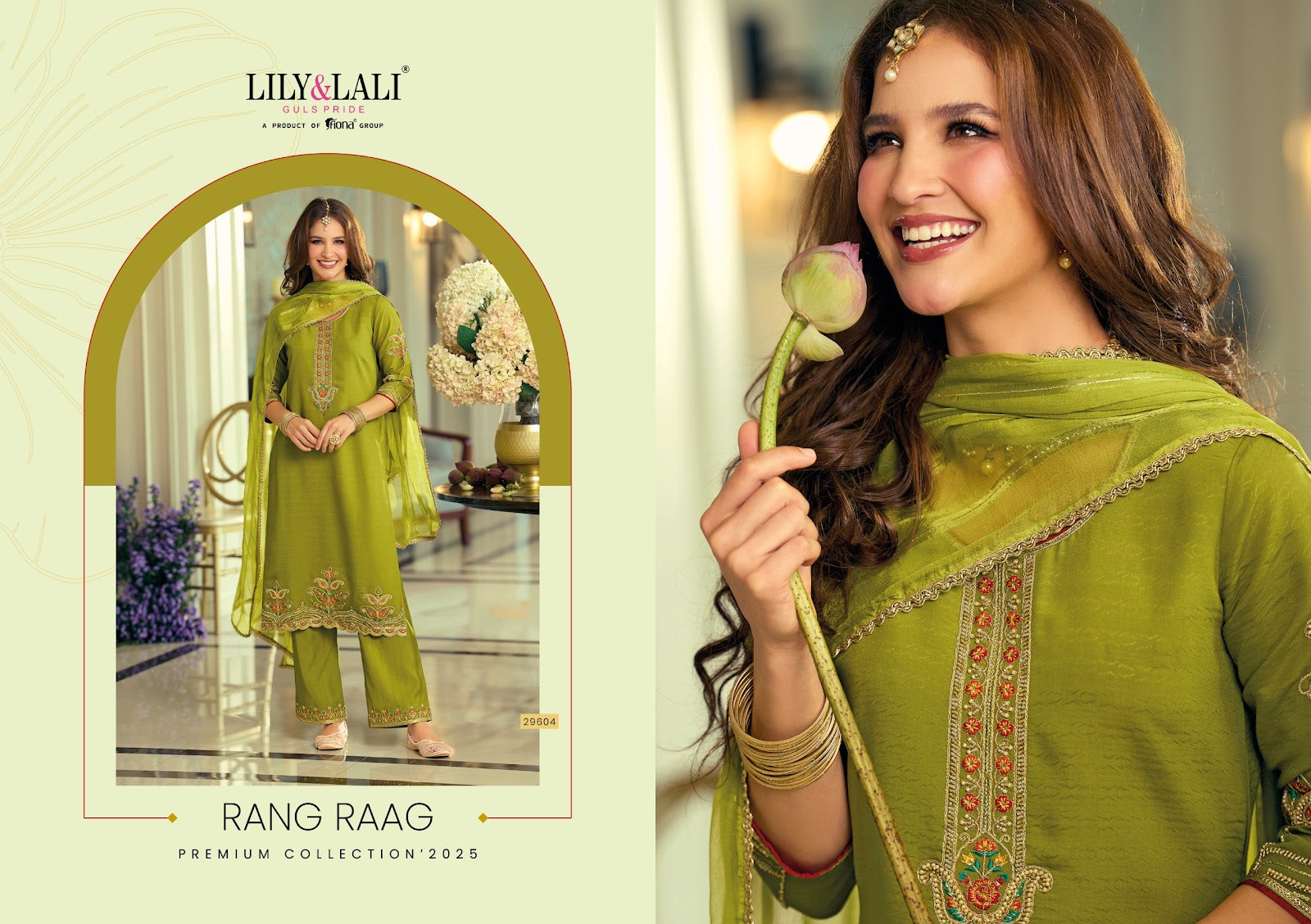 Rang Raag Lily Lali Viscose Silk Readymade Pant Style Suits Manufacturer Ahmedabad