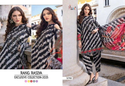 Rang Rasiya 2025 Exclusive Collection Shree Fabs Cotton Pakistani Patch Work Suits Exporter