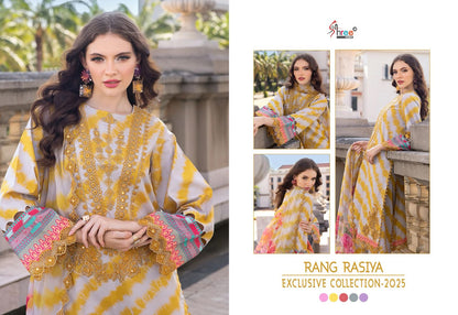 Rang Rasiya 2025 Exclusive Collection Shree Fabs Cotton Pakistani Patch Work Suits Exporter