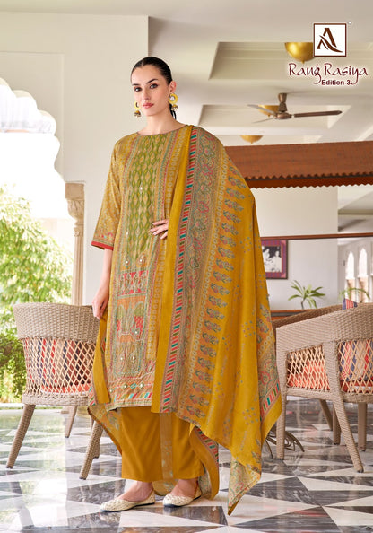 Rang Rasiya Edition 3 Alok Modal Karachi Salwar Suits Wholesale