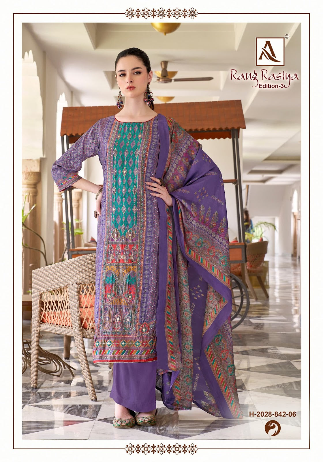 Rang Rasiya Edition 3 Alok Modal Karachi Salwar Suits Wholesale