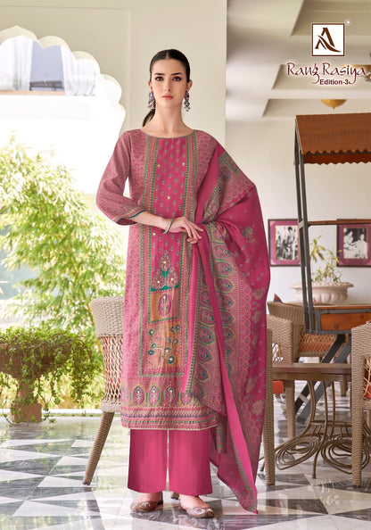 Rang Rasiya Edition 3 Alok Modal Karachi Salwar Suits Wholesale