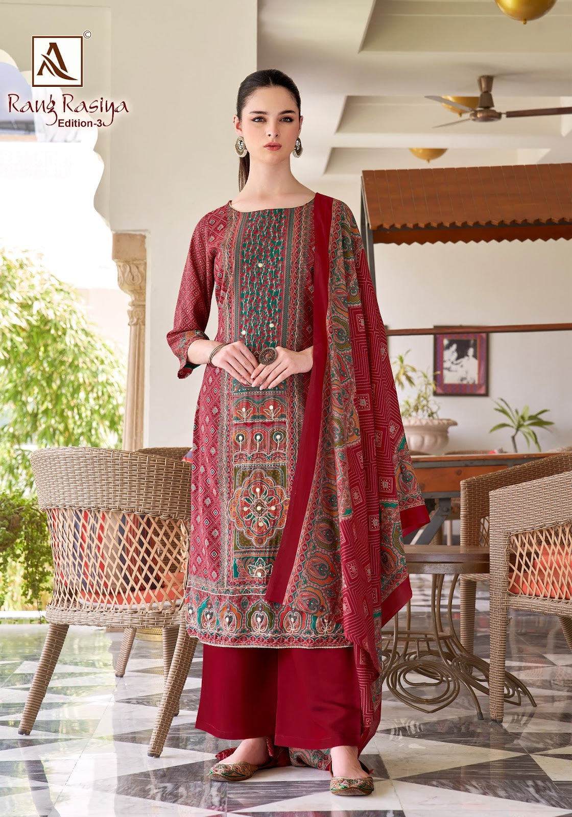 Rang Rasiya Edition 3 Alok Modal Karachi Salwar Suits Wholesale