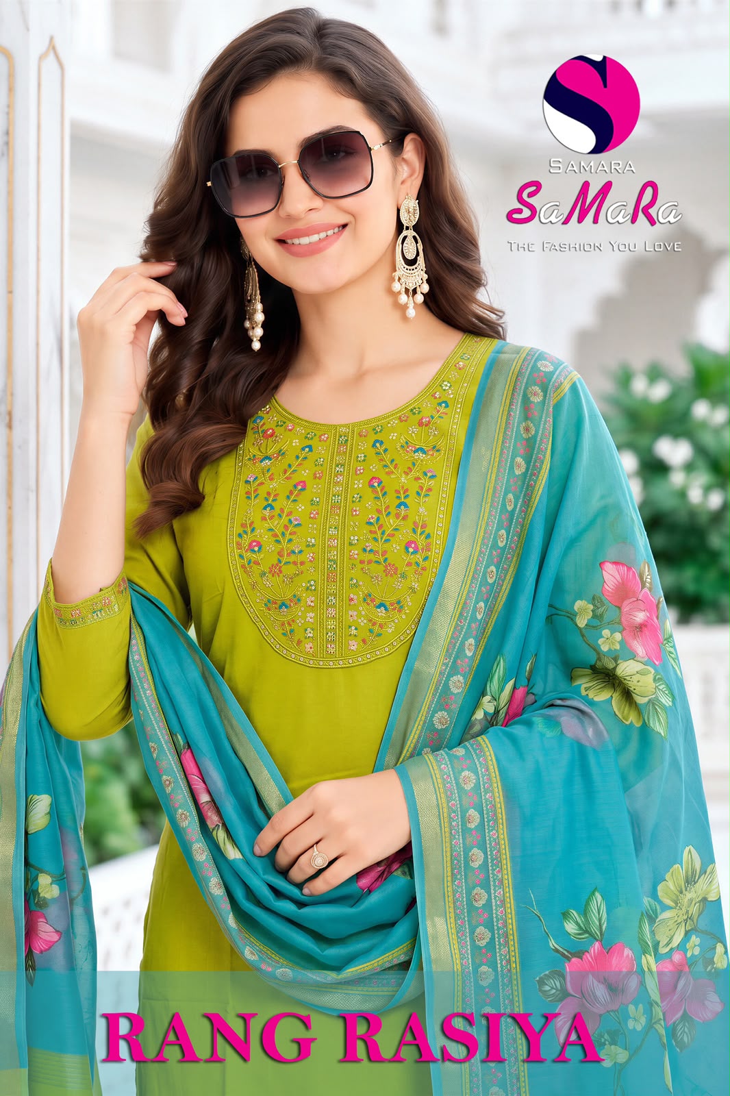 Rang Rasiya Samara Dhabu Cotton Readymade Pant Style Suits Supplier