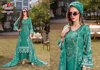 Rang Rasiya Vol 1 Ganeshji Mix Cotton Karachi Salwar Suits Supplier India