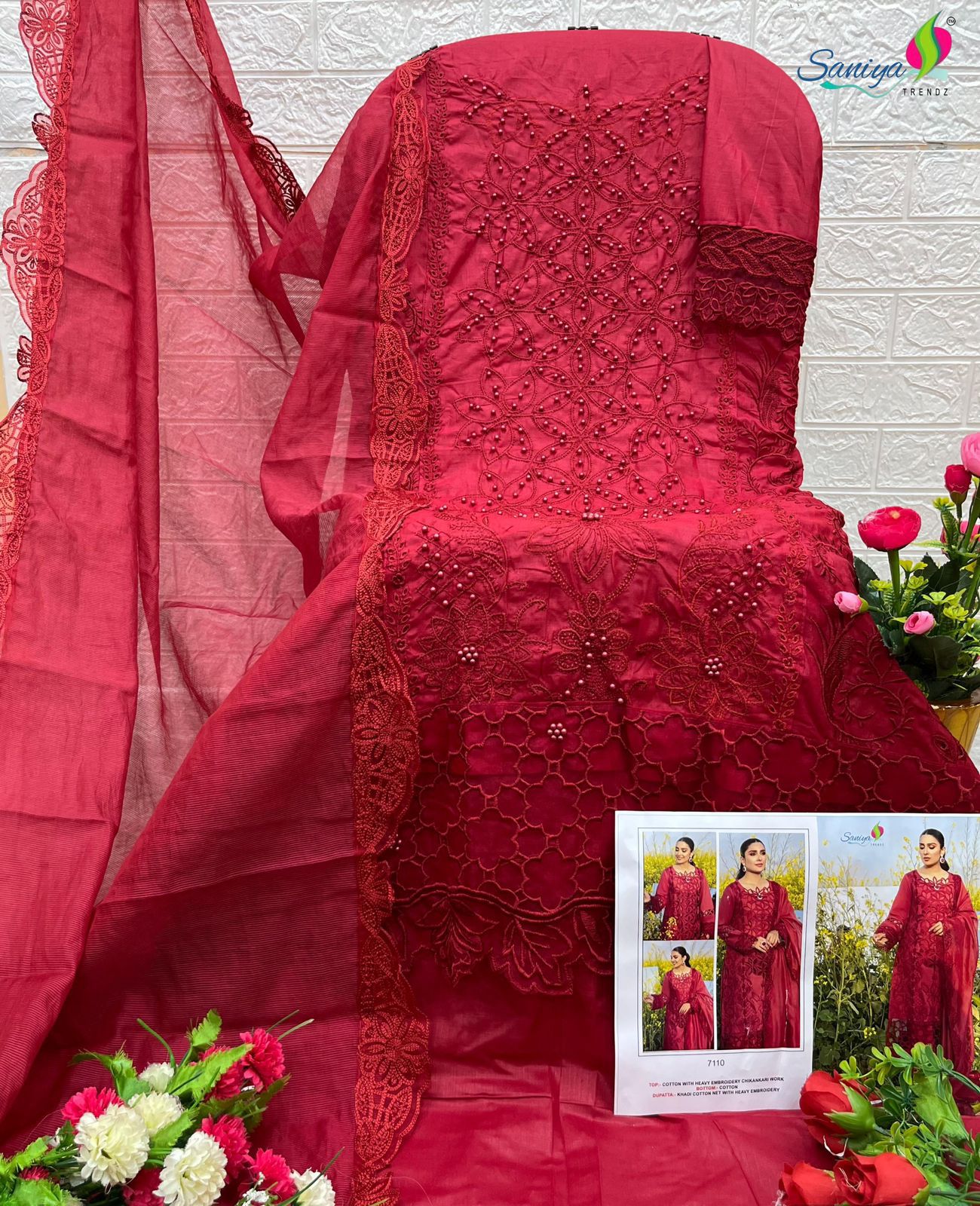 Rang Rasiya Vol 9 Series 9000 Saniya Trendz Cotton Pakistani Salwar Suits Wholesaler Ahmedabad