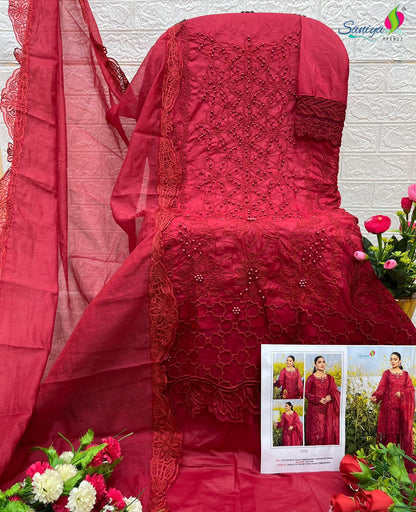 Rang Rasiya Vol 9 Series 9000 Saniya Trendz Cotton Pakistani Salwar Suits Wholesaler Ahmedabad