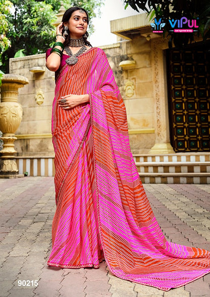 Rang Rez Vol 3 Vipul Georgette Sarees Supplier India
