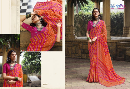 Rang Rez Vol 3 Vipul Georgette Sarees Supplier India