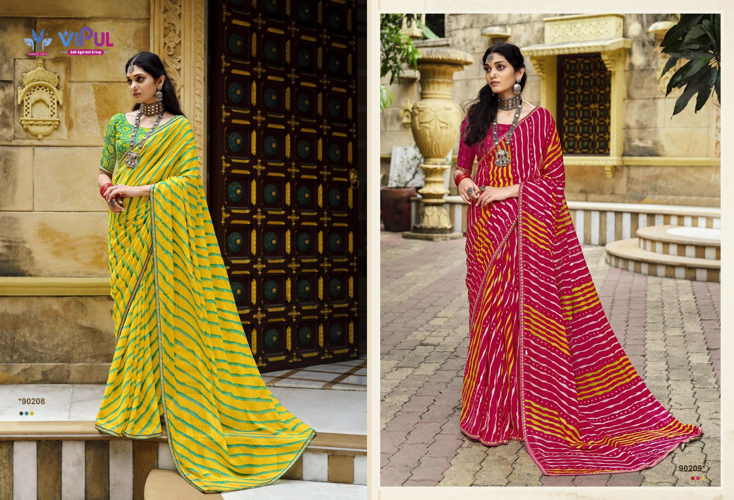Rang Rez Vol 3 Vipul Georgette Sarees Supplier India