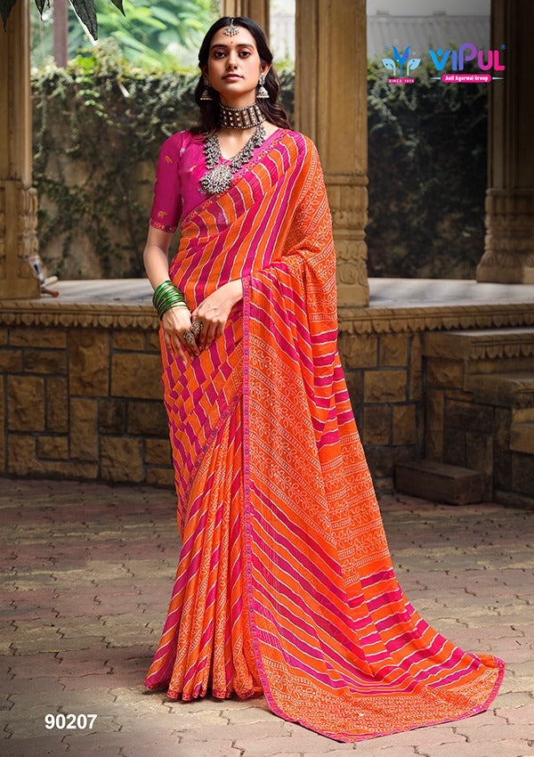 Rang Rez Vol 3 Vipul Georgette Sarees Supplier India