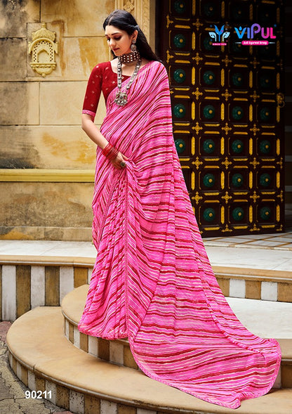 Rang Rez Vol 3 Vipul Georgette Sarees Supplier India