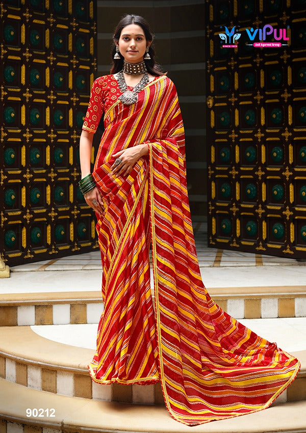 Rang Rez Vol 3 Vipul Georgette Sarees Supplier India