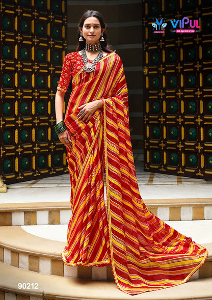Rang Rez Vol 3 Vipul Georgette Sarees Supplier India