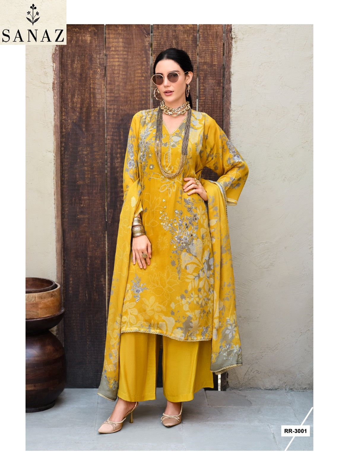 Rang Rhapsody Sanaz Viscose Chinon Pant Style Suits Supplier Ahmedabad