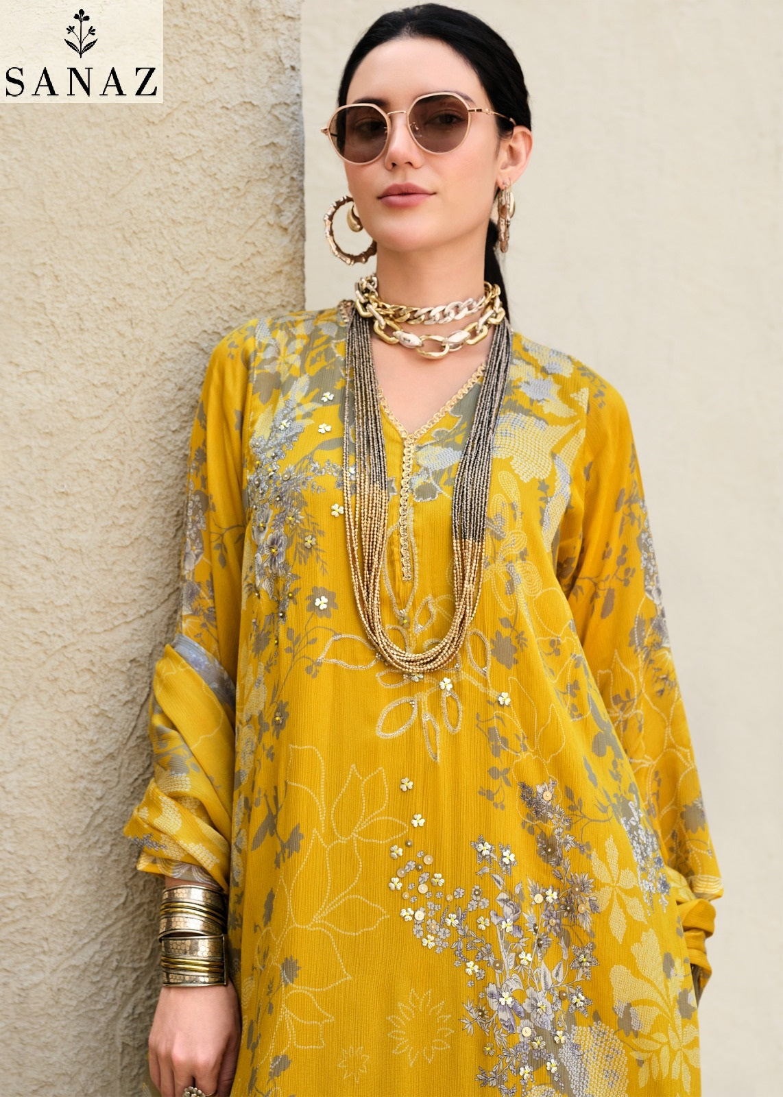 Rang Rhapsody Sanaz Viscose Chinon Pant Style Suits Supplier Ahmedabad