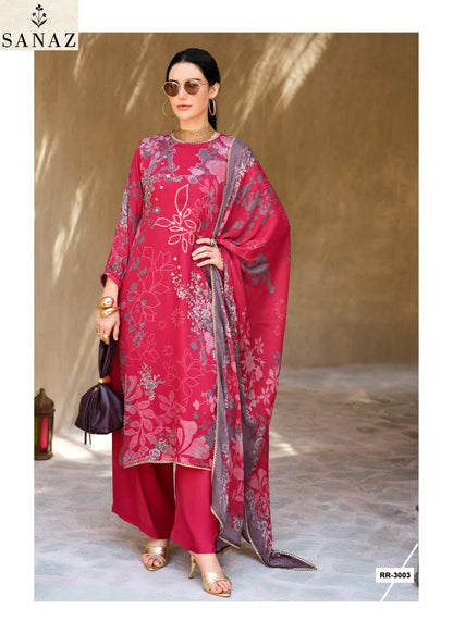 Rang Rhapsody Sanaz Viscose Chinon Pant Style Suits Supplier Ahmedabad