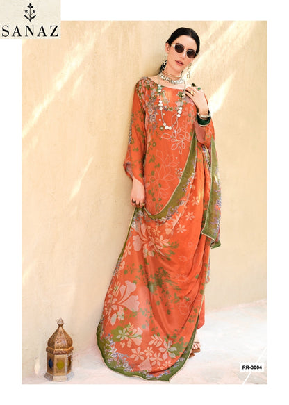 Rang Rhapsody Sanaz Viscose Chinon Pant Style Suits Supplier Ahmedabad