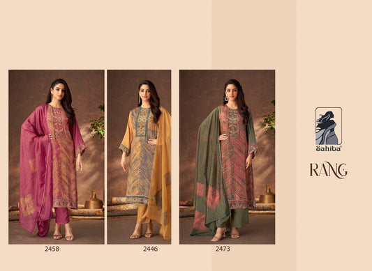 Rang Sahiba Gaji Silk Pant Style Suits Supplier