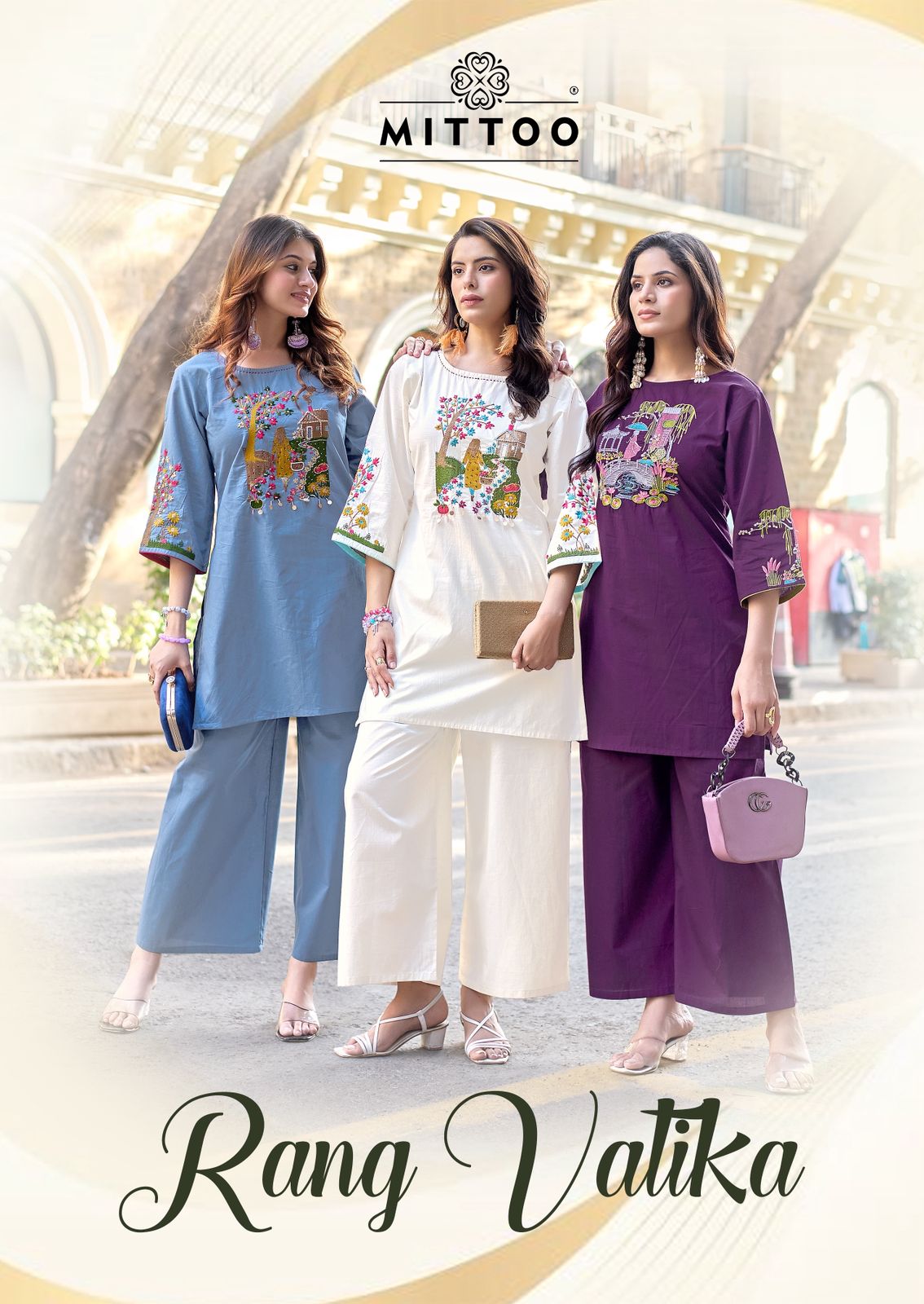 Rang Vatika Mittoo Dhabu Cotton Co Ord Set Manufacturer