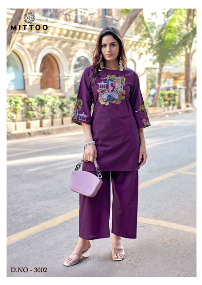 Rang Vatika Mittoo Dhabu Cotton Co Ord Set Manufacturer