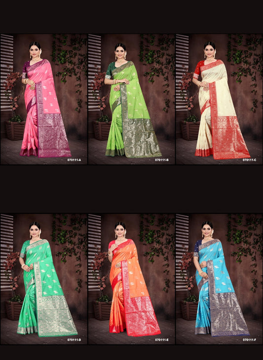 Rang Vatika Shakunt Art Silk Sarees Wholesaler India