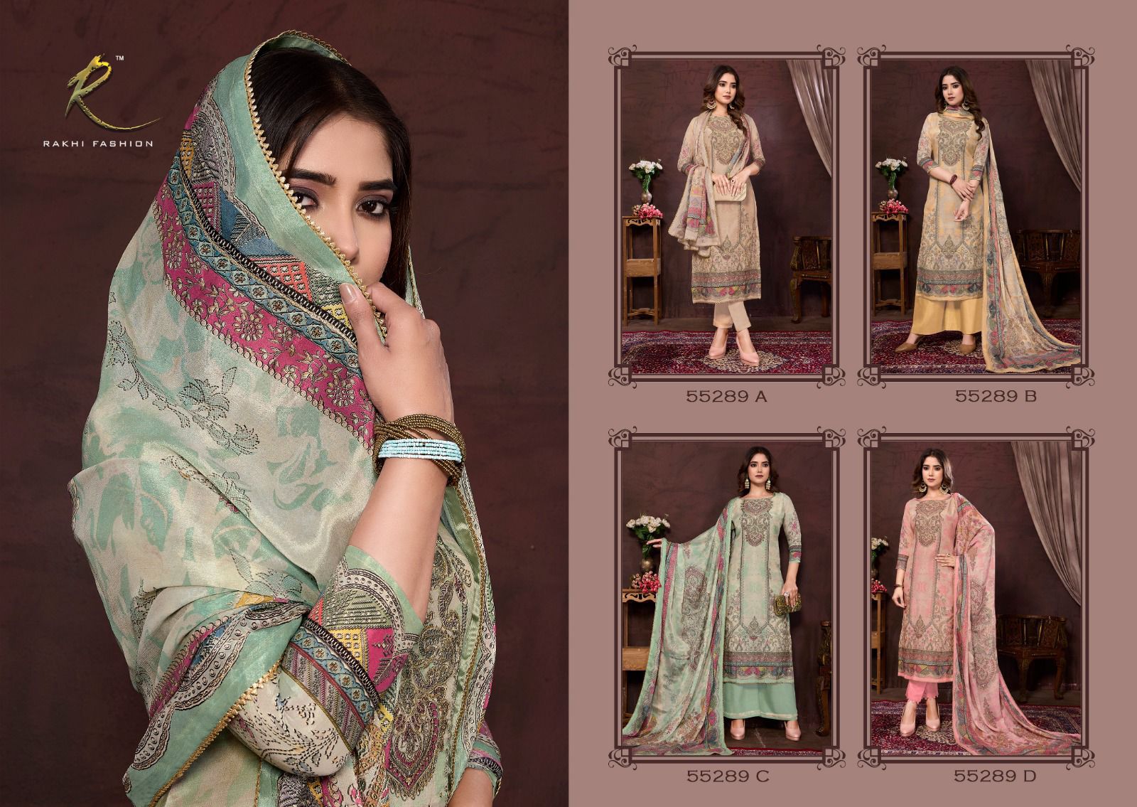 Rang Vol 2 Rakhi Fashion Pure Viscose Plazzo Style Suits Supplier