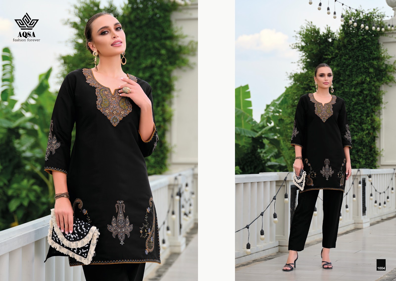 Rangat Aqsa Roman Silk Co Ord Set Supplier India