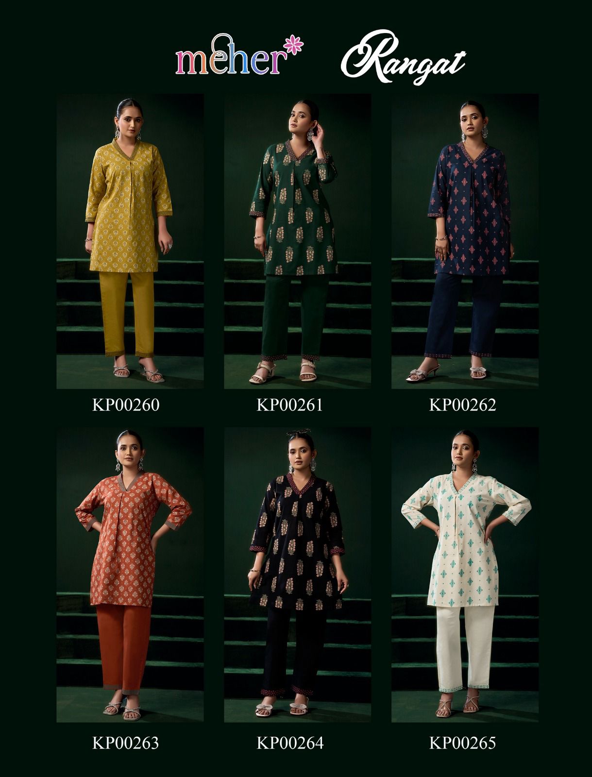 Rangat Meher Cotton Co Ord Set Manufacturer Gujarat