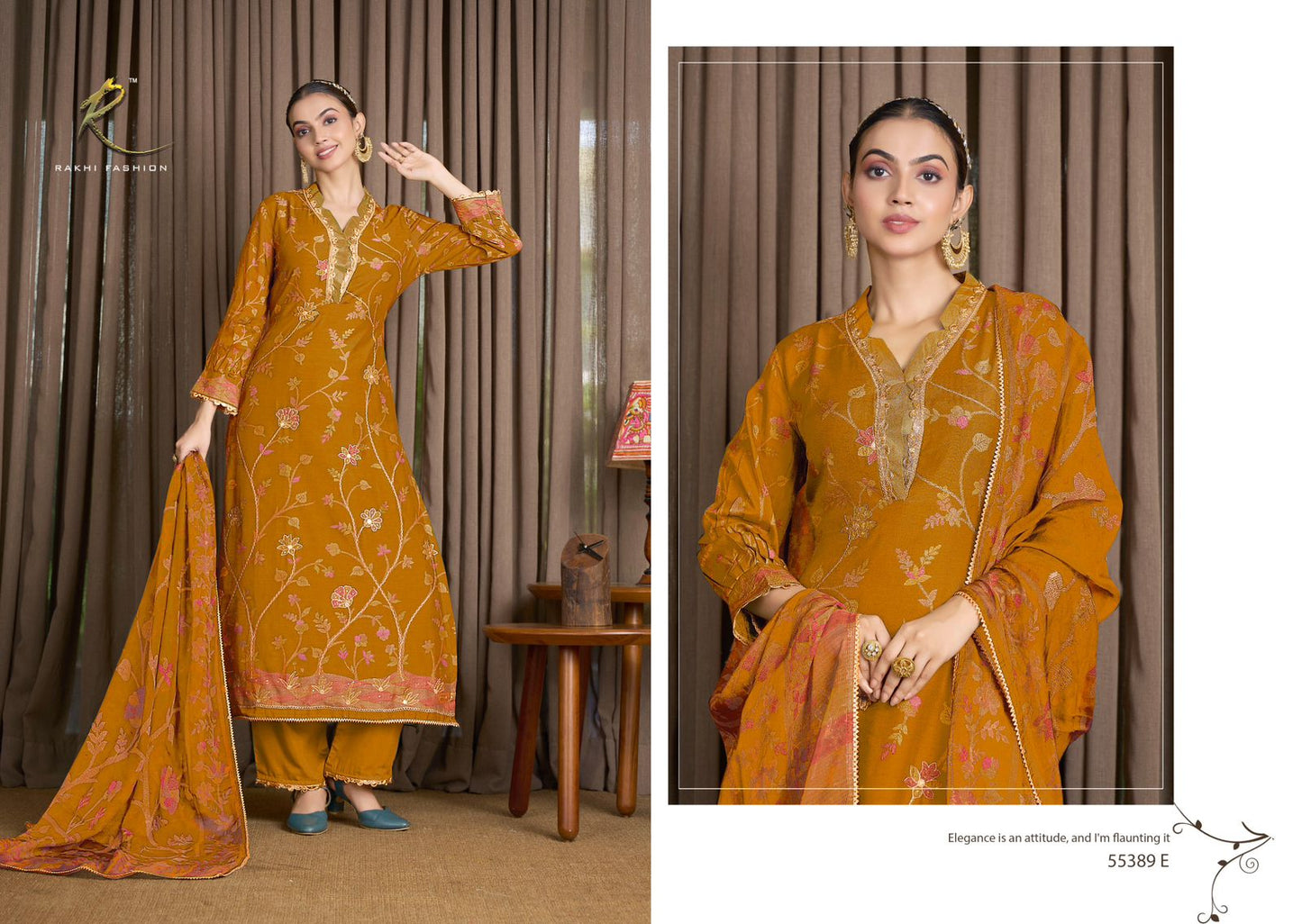 Rangat Rakhi Fashion Pure Viscose Plazzo Style Suits Supplier