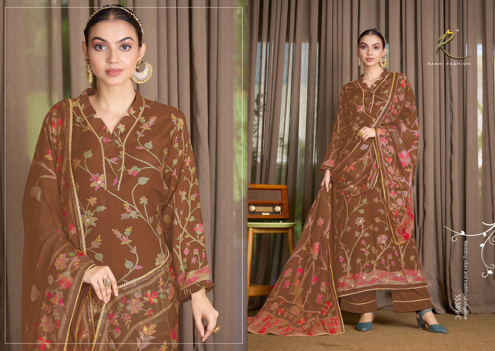 Rangat Rakhi Fashion Pure Viscose Plazzo Style Suits Supplier