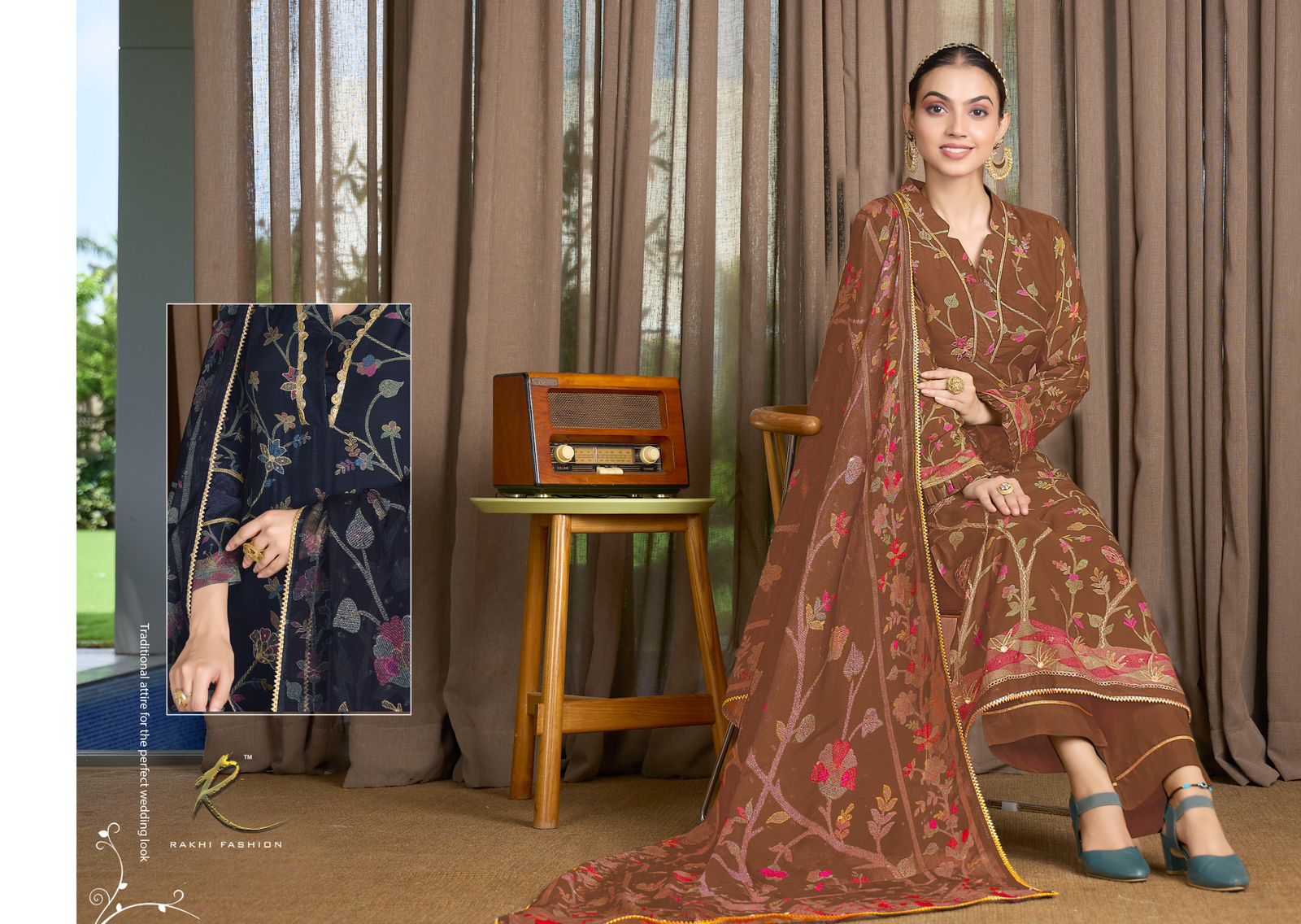 Rangat Rakhi Fashion Pure Viscose Plazzo Style Suits Supplier
