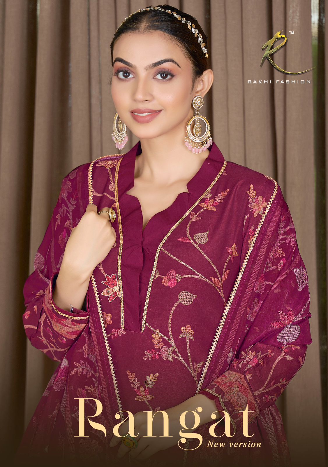 Rangat Rakhi Fashion Pure Viscose Plazzo Style Suits Supplier