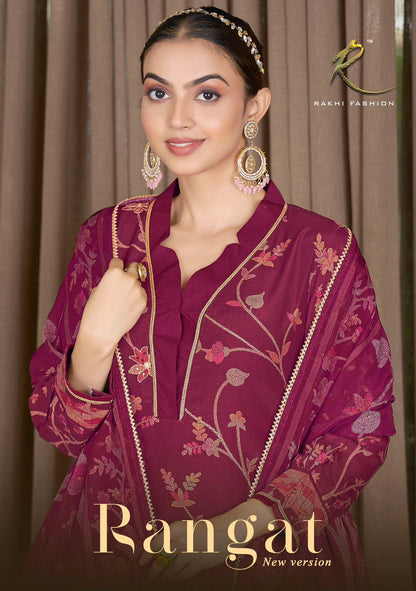 Rangat Rakhi Fashion Pure Viscose Plazzo Style Suits Supplier