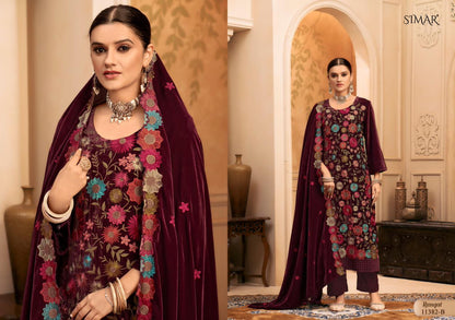 Rangat Simar Velvet Suits Supplier Gujarat