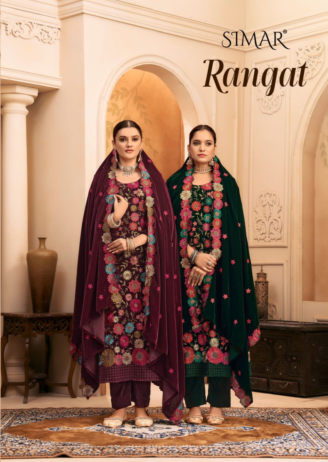Rangat Simar Velvet Suits Supplier Gujarat