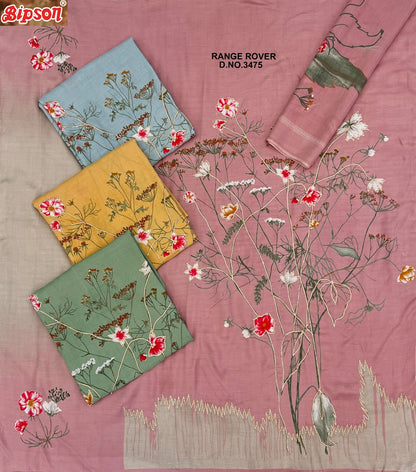 Range Rover 3475 Bipson Prints Pure Viscose Pant Style Suits Manufacturer