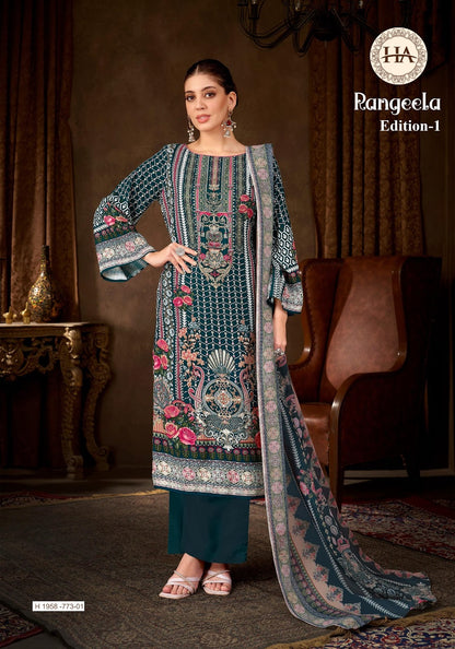 Rangeela Edition 1 Alok Pure Viscose Karachi Salwar Suits Manufacturer Gujarat