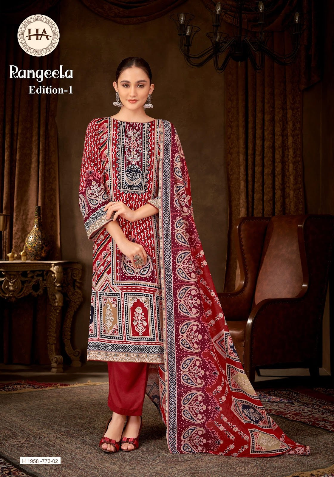 Rangeela Edition 1 Alok Pure Viscose Karachi Salwar Suits Manufacturer Gujarat