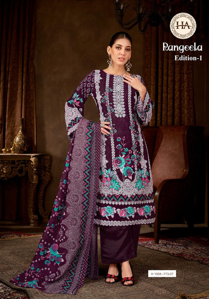 Rangeela Edition 1 Alok Pure Viscose Karachi Salwar Suits Manufacturer Gujarat