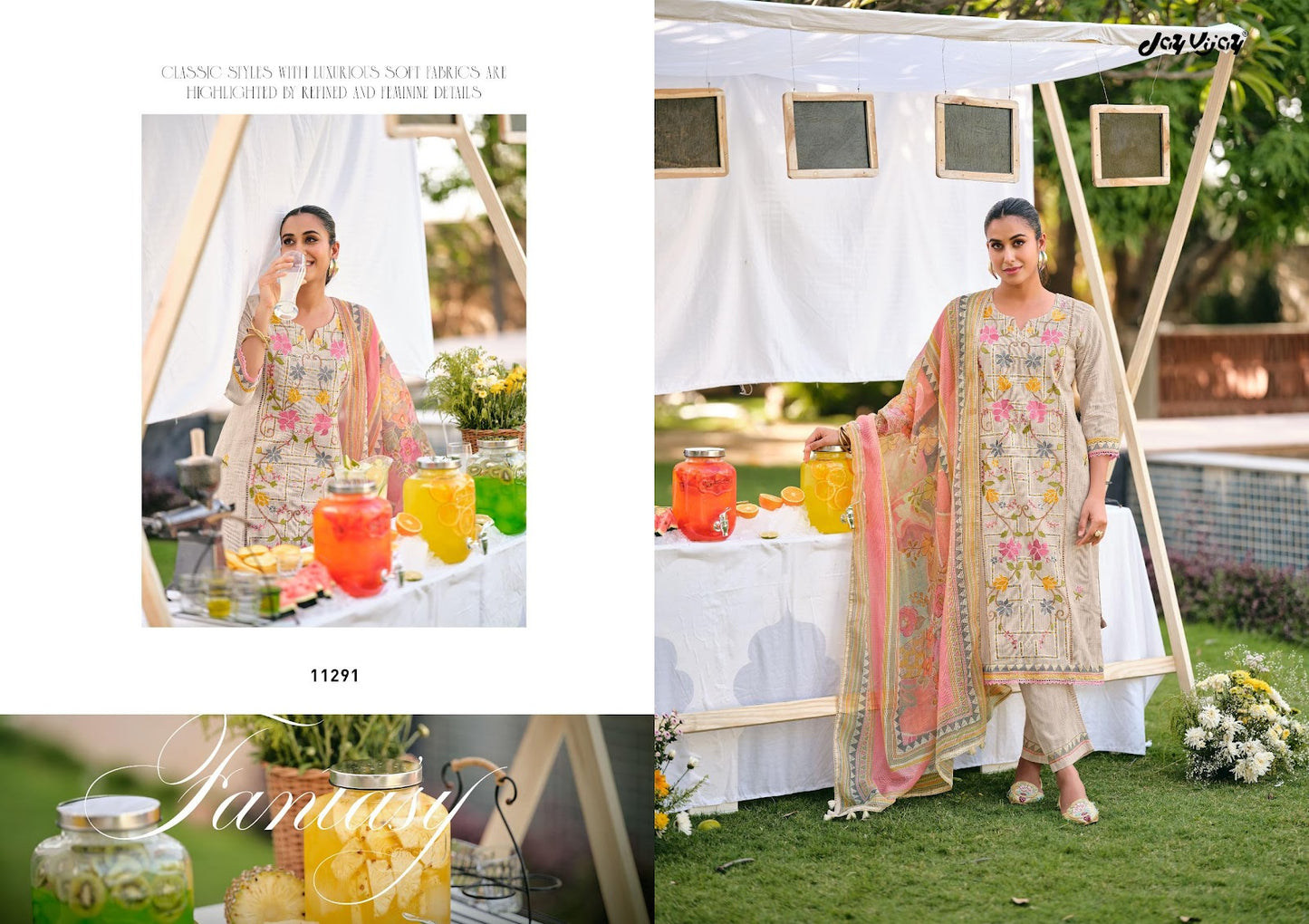 Rangeela Jay Vijay Cotton Pant Style Suits Supplier