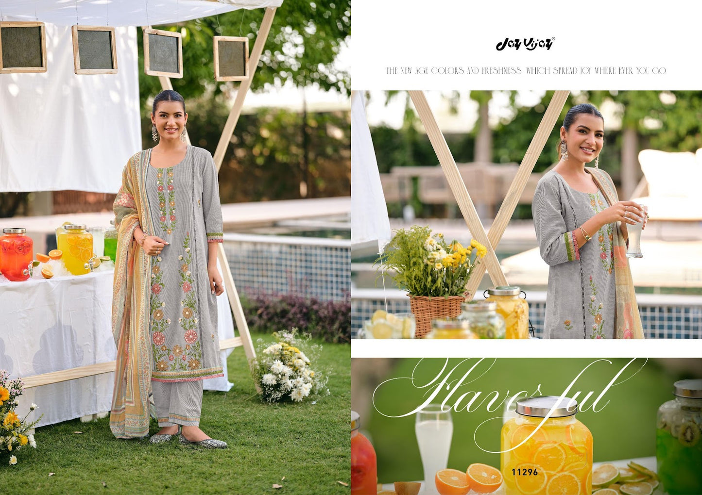 Rangeela Jay Vijay Cotton Pant Style Suits Supplier