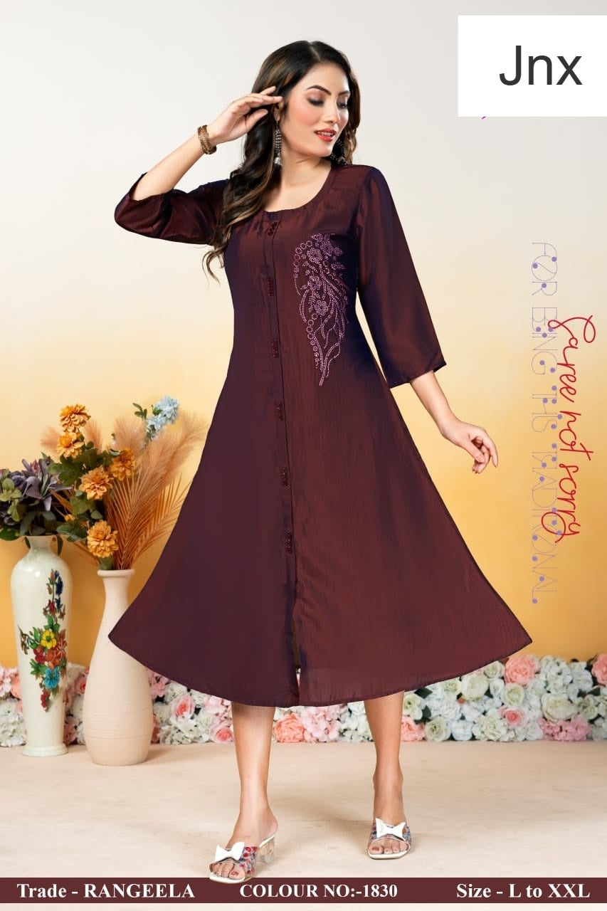 Rangeela Jnx Anarkali Kurtis Wholesale Rate