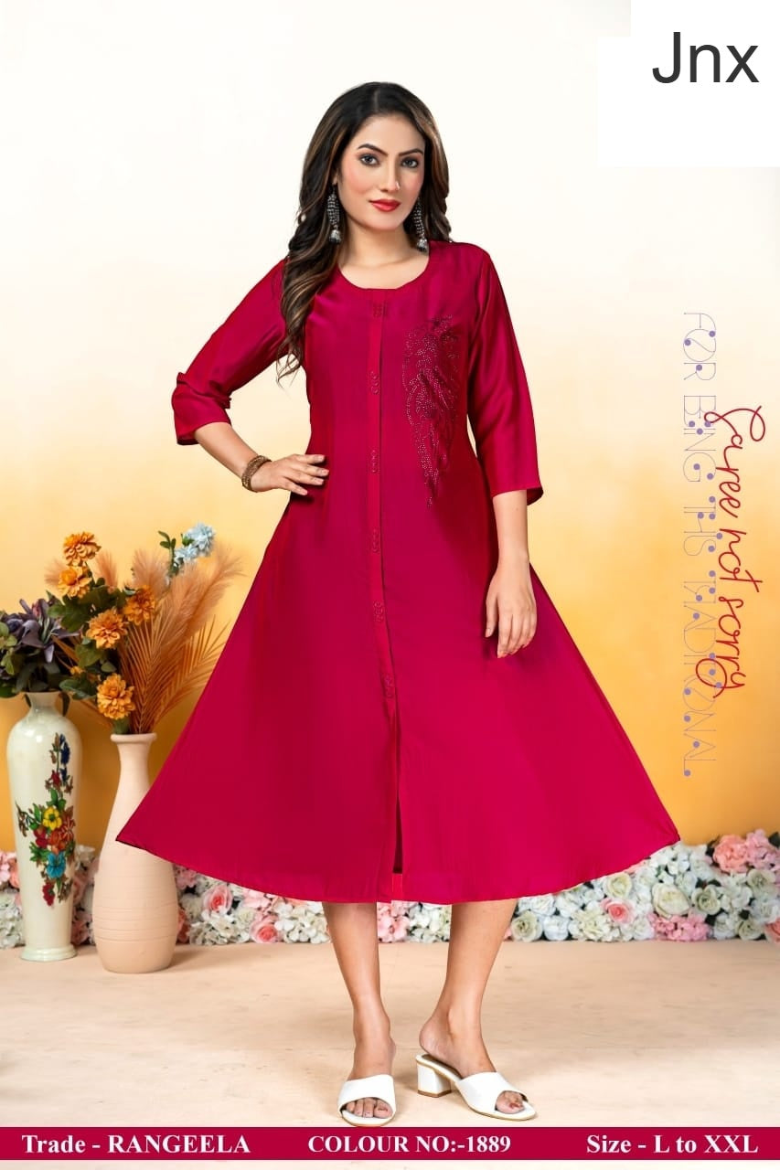Rangeela Jnx Anarkali Kurtis Wholesale Rate