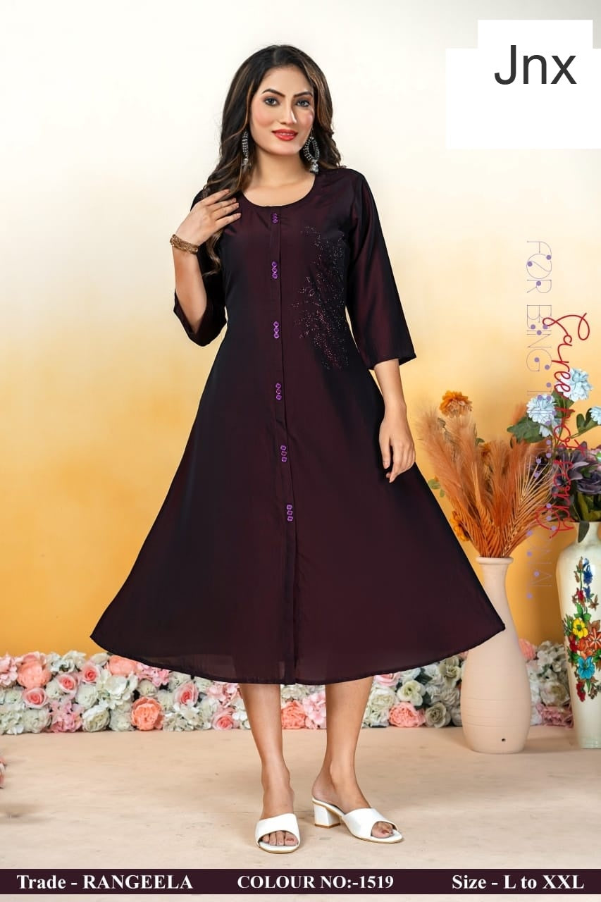 Rangeela Jnx Anarkali Kurtis Wholesale Rate