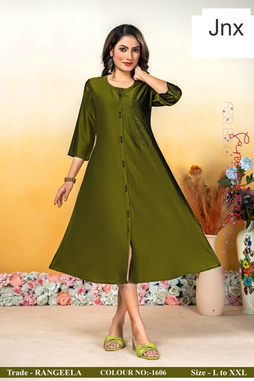 Rangeela Jnx Anarkali Kurtis Wholesale Rate