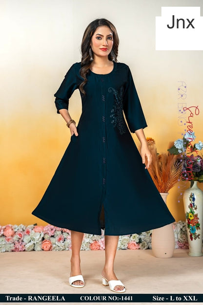 Rangeela Jnx Anarkali Kurtis Wholesale Rate
