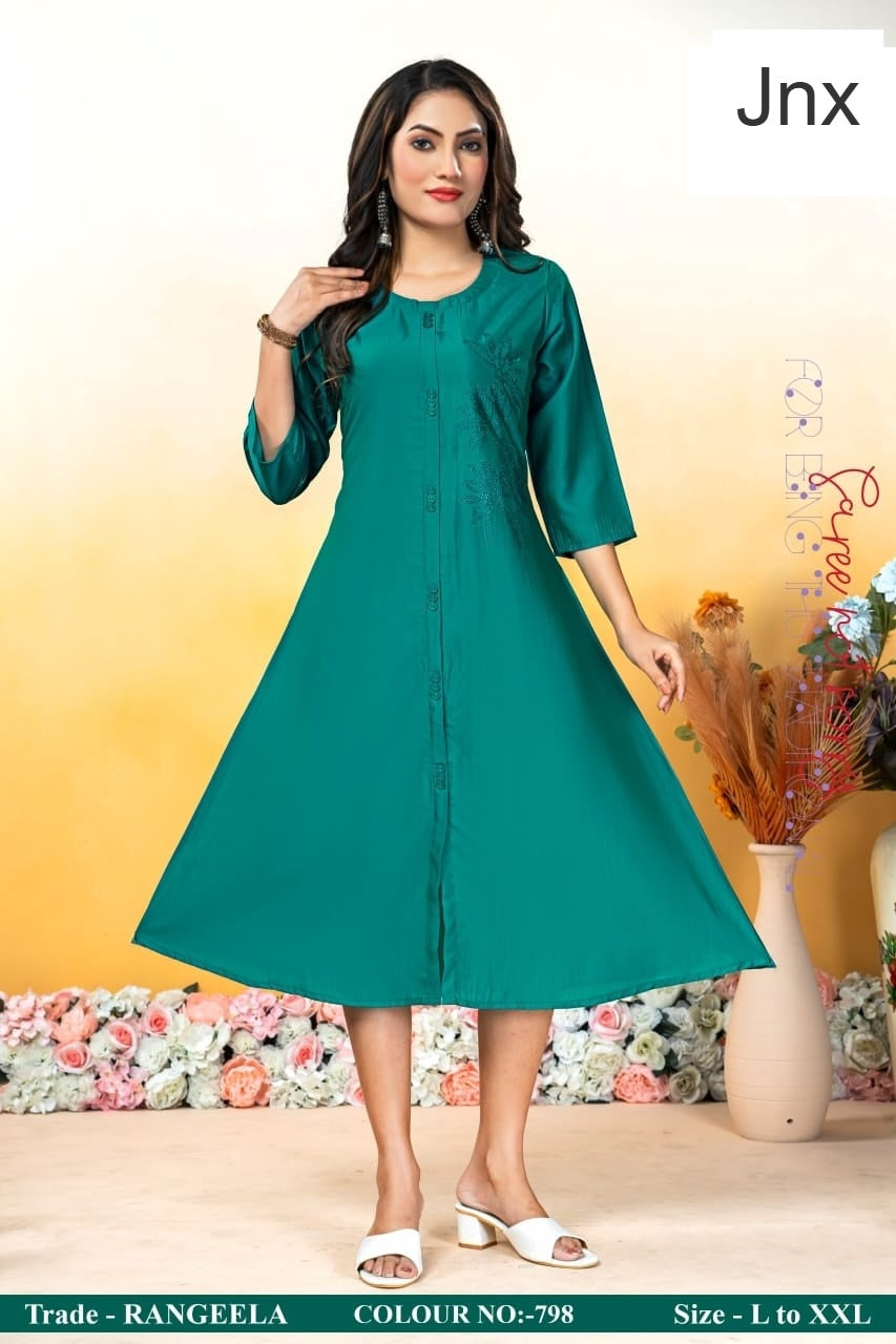 Rangeela Jnx Anarkali Kurtis Wholesale Rate