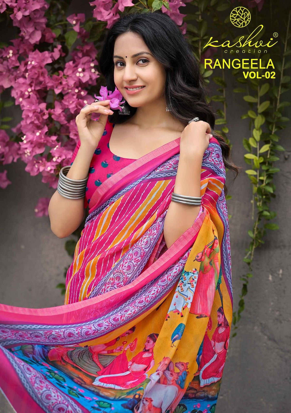 Rangeela Vol 2 Kashvi Creation Sarees Wholesale Rate