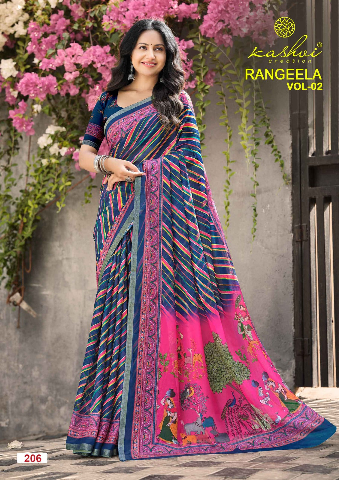 Rangeela Vol 2 Kashvi Creation Sarees Wholesale Rate